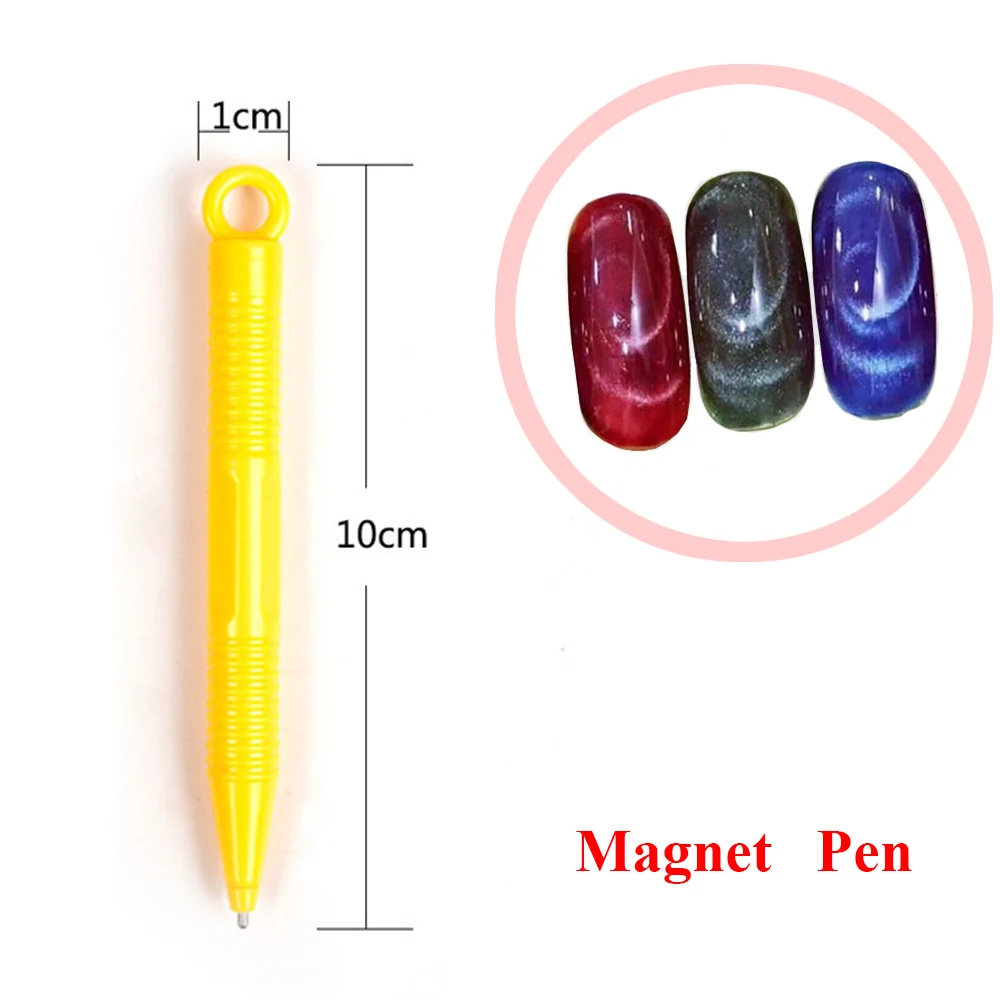 Magnet pen Лак для ногтей серия "кошачий глаз" магнитные инструменты для дизайна ногтей гель замачиваемый лак для ногтей магнитная ручка Vernis Полупостоянный гель Lacuqer - Цвет: Magnet pen