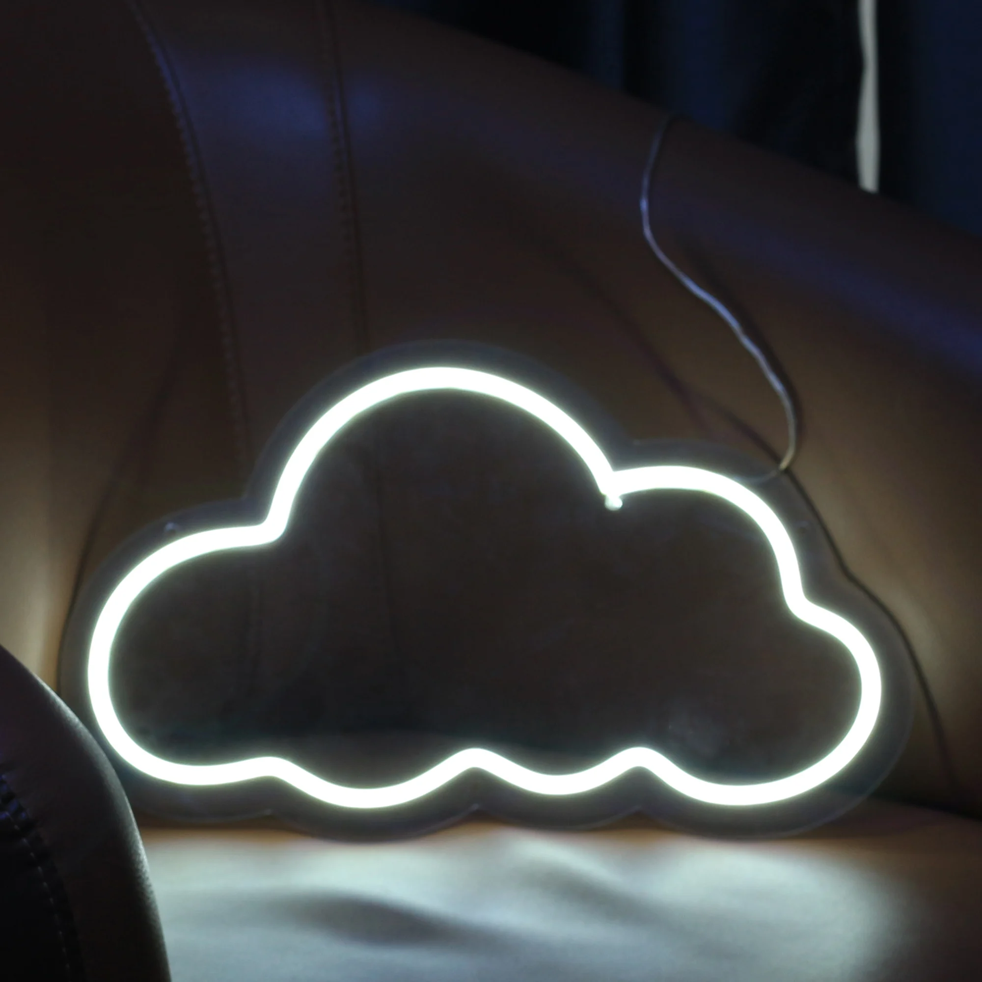 Custom made neon sign Wall Cloud LED Light Flex Neon Handmade Beer Bar Shop Logo Pub Store Club Nightclub Decoration | Лампы и