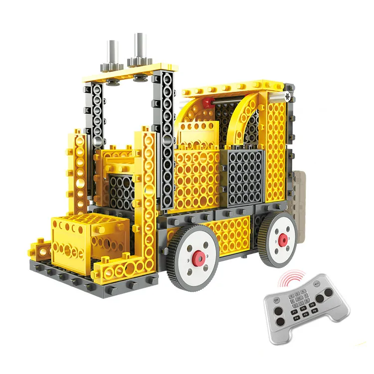 Rc автомобиль электрические строительные блоки кирпичи пульт дистанционного