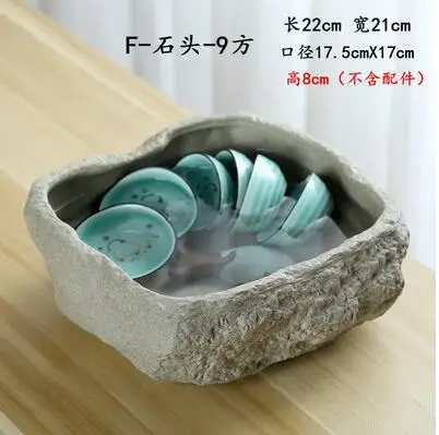 Винтажная фиолетовая Песочная имитация камня чайная шайба аксессуары для чайной