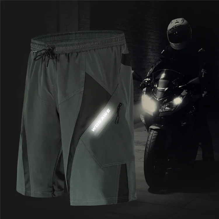 Мужские велосипедные шорты WOSAWE свободные спортивные для езды на горном