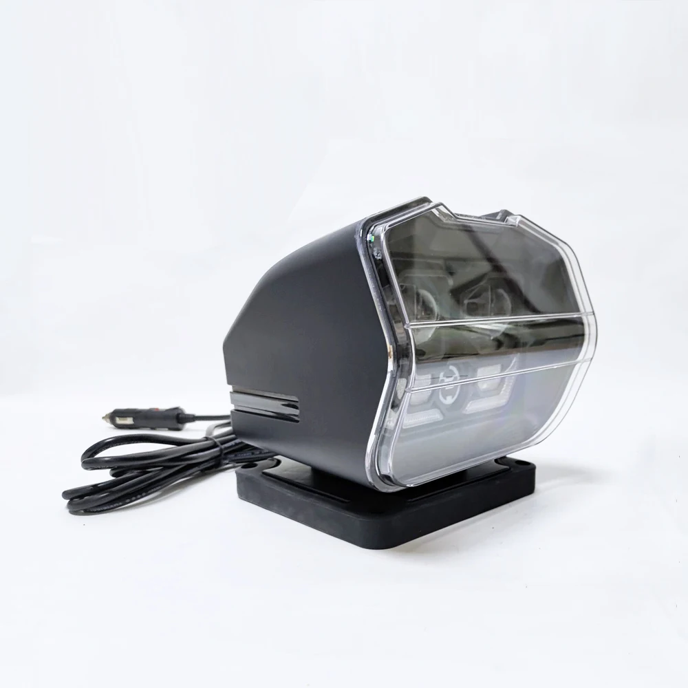 360 Degree Rotate Remote Control Search Light LED Laser Spotlight For Marine Boat High Brightness Off-Road Auxiliary Lamp 1 Set - купить по