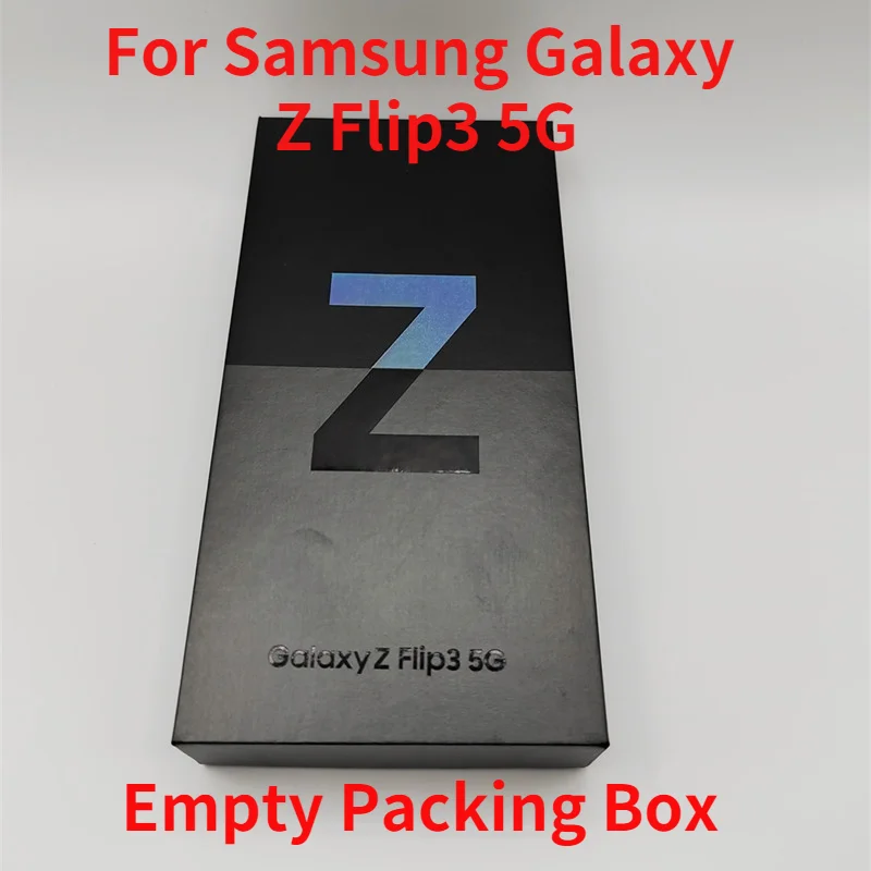 Samsung Galaxy Z Flip3 5G Empty Retail Box  Accessories Packing Flip3 Phones in Black/White/Green/Sliver Phone Box Total New