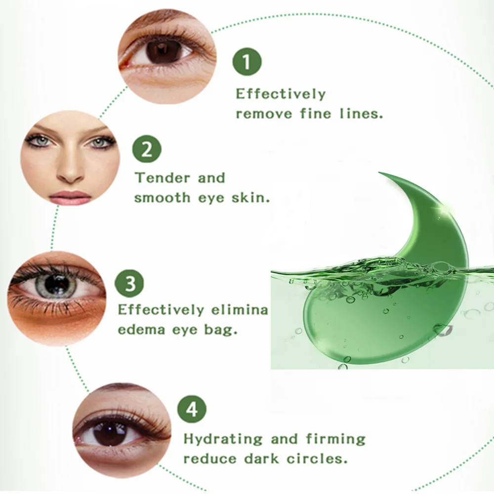 60 шт. Коллагеновые патчи для области вокруг глаз от Тёмных кругов и мешков |