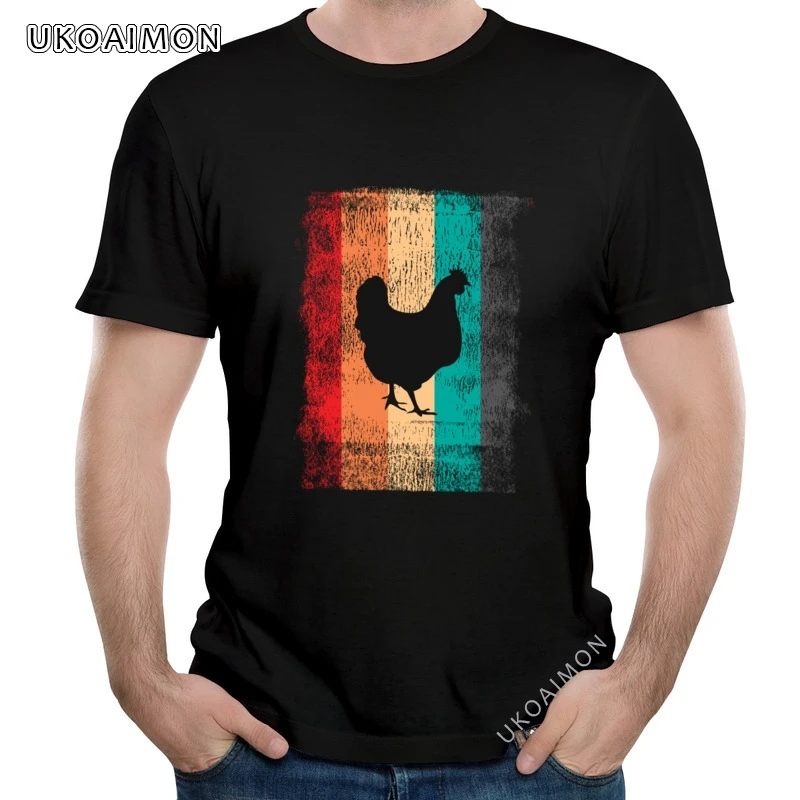 

Новое поступление, подарки для любителей цыплят, уличная одежда, летние футболки, приталенная модная футболка для вечеринок для мужчин