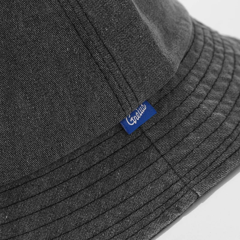 

New Man Fisherman Hat Retro Spring and Summer Women's Panama Sun Protection Cap Sunscreen GREATING Letter Bucket Hat Trendy Girl