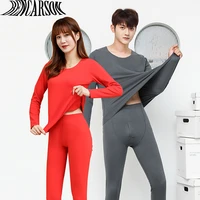 2021 new hot sale motorcycle winter thermal underwear men t shirts clothes plush heating thickening trousers suit set motocross