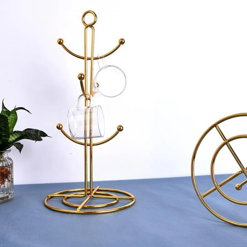 В форме дерева Металл Кофе Чай чашки стеллаж для хранения держатель Подставка