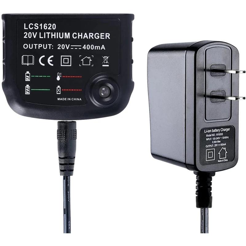 Литиевое зарядное устройство LCS1620 20 в для Black Decker 16 В LBXR20 OPE LB20 LBX20 LBX4020 LB2X4020 US