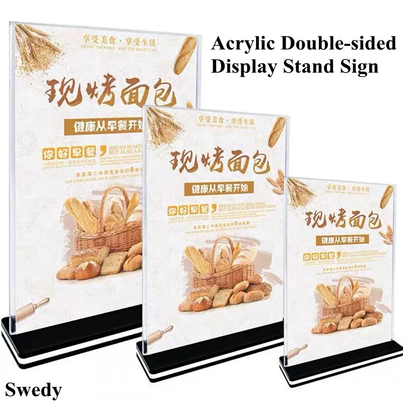 A5 цена акриловый держатель для вывесок стойка стола меню прозрачная пластиковая