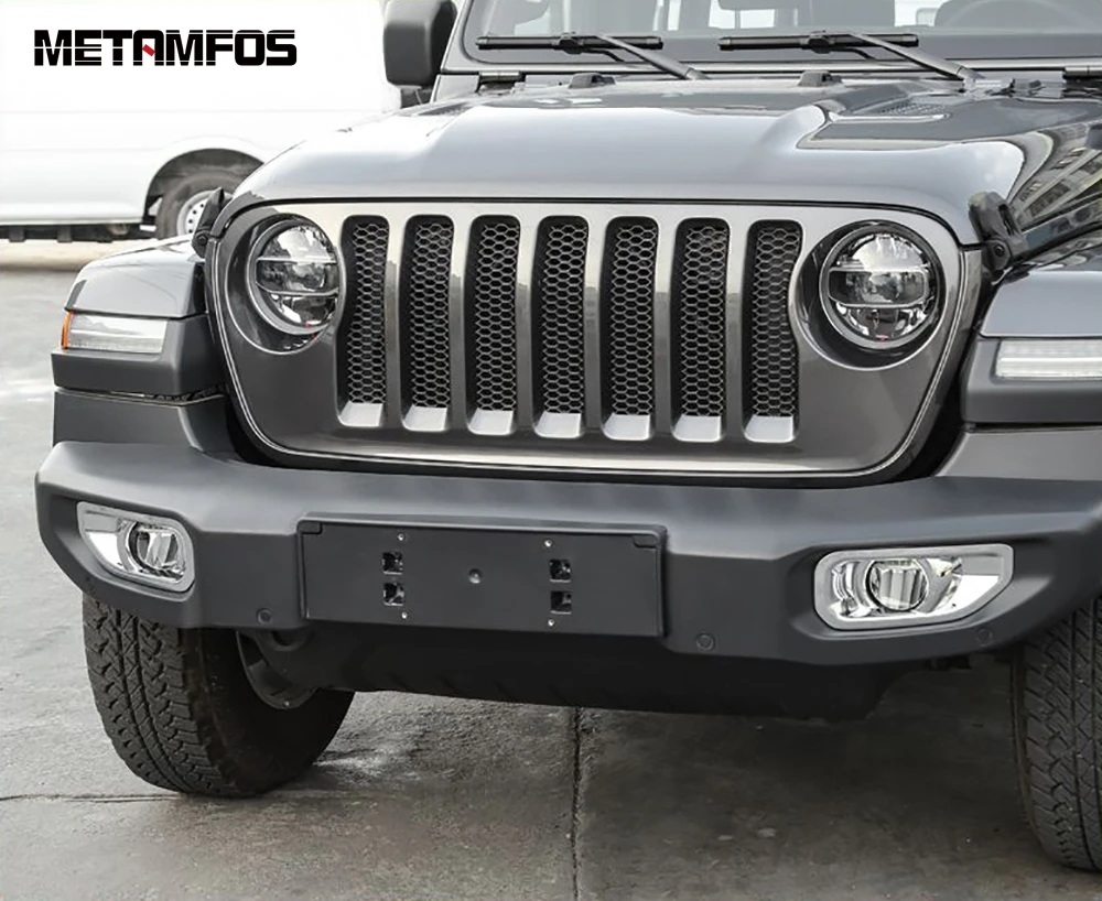 Противотуманные фары для Jeep Wrangler SUV 2018 2019 хромированные передние противотуманные