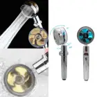 Портативная насадка для душа, водосберегающая, поворачивается с небольшим вентилятором G12 интерфейс, универсальная ванная комната, Детская ванна под давлением