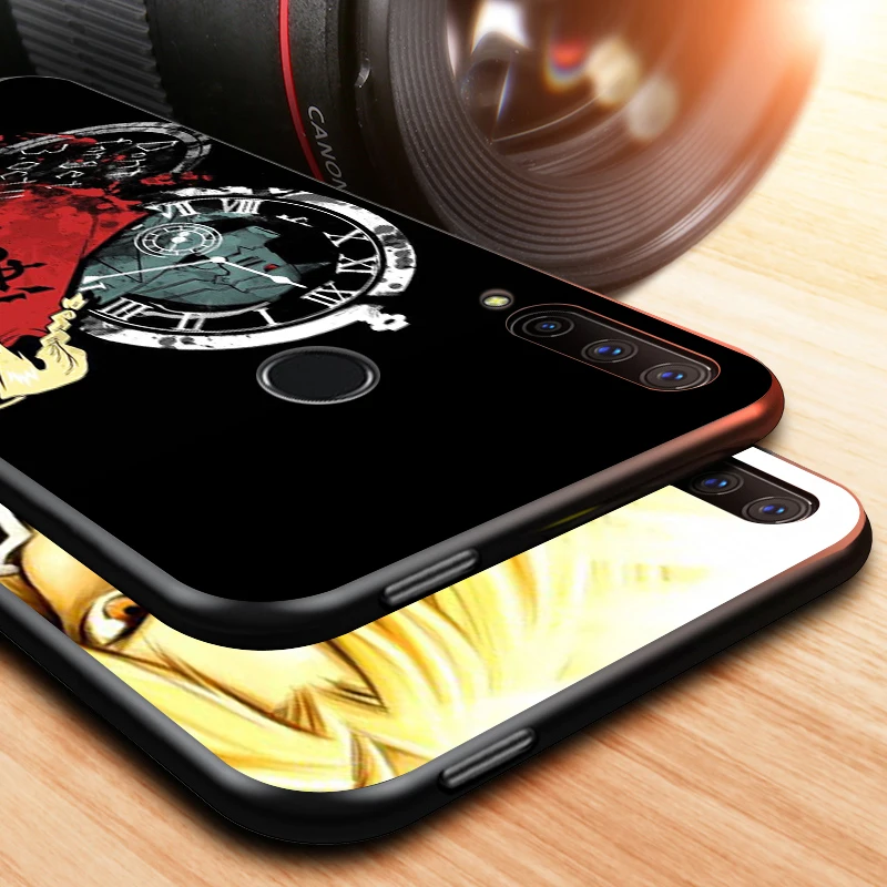 

Fullmetal Alchemist Anime for Huawei Honor 30 20S 20 10i 9S 9A 9C 9X 8X 10 9 Lite 8A 7C 7A Pro Phone Case Black Cover