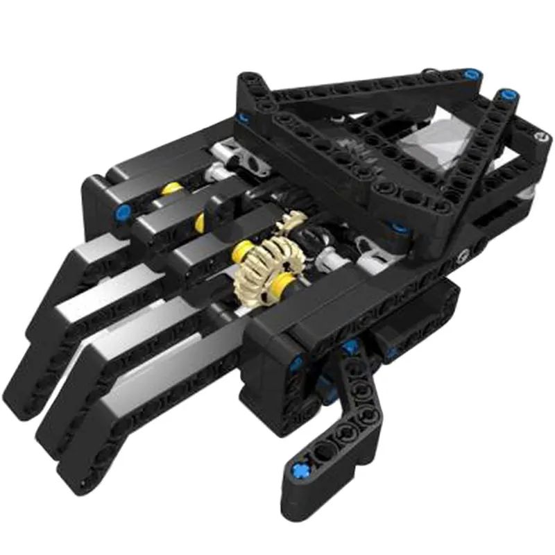 

130 PCS Ideas Creativity Kids Toys MOC Mechanical Hand Drumming Fingers Building Blocks Modular Block Model for Children Gift