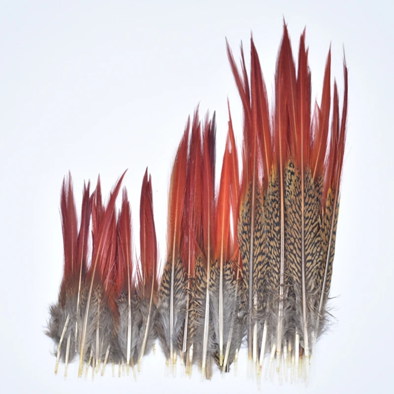 

Rare Pheasant Feathers 5~25cm/2-10" Natural Hair Feathers for Clothes Craft Feather Plume Decoration Plumas Carnaval Feather Top