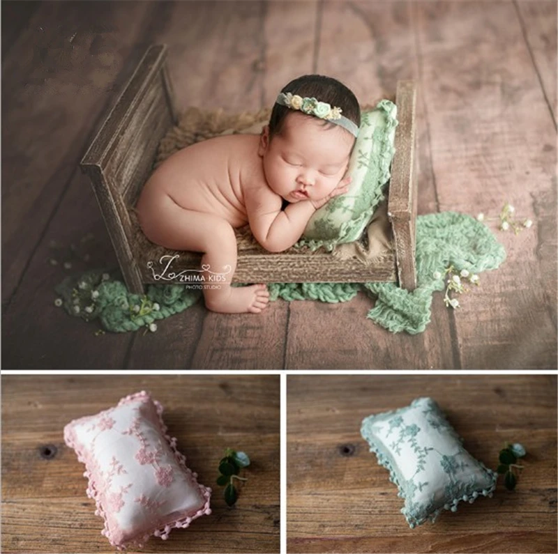 Dvotinst Newborn Baby Photography Props Floral Mini Posing Pillow Poser Aids Fotografia Accessories Studio Shoots Photo Props