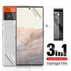 Стекло для камеры 1 в 3 для Google Pixel 6 Pro, Гидрогелевая пленка, протектор экрана, не закаленное стекло на Googe Pixel6 6 Pro, 5G 2021 дюйма