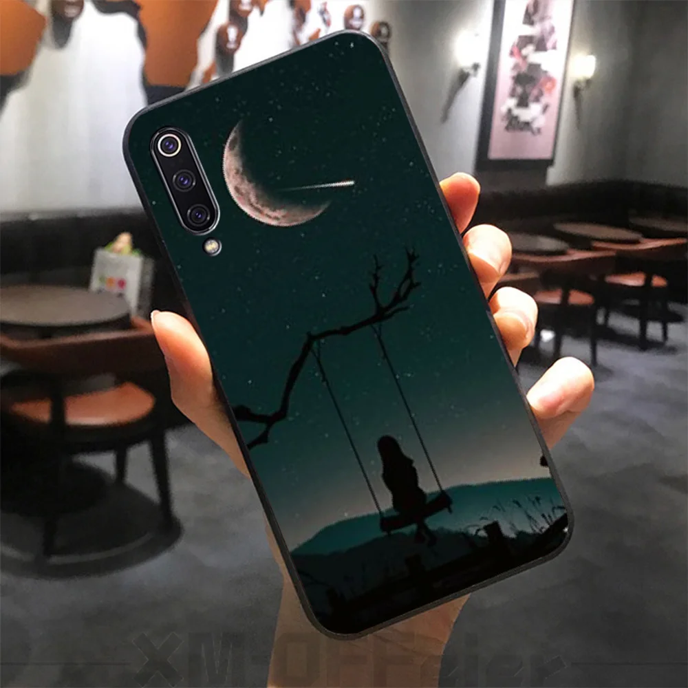 BaweiTE Moon Space Pattern клиент высококачественный чехол для телефона Xiaomi 8 9 se 5X Redmi 6pro 6A 4X 7