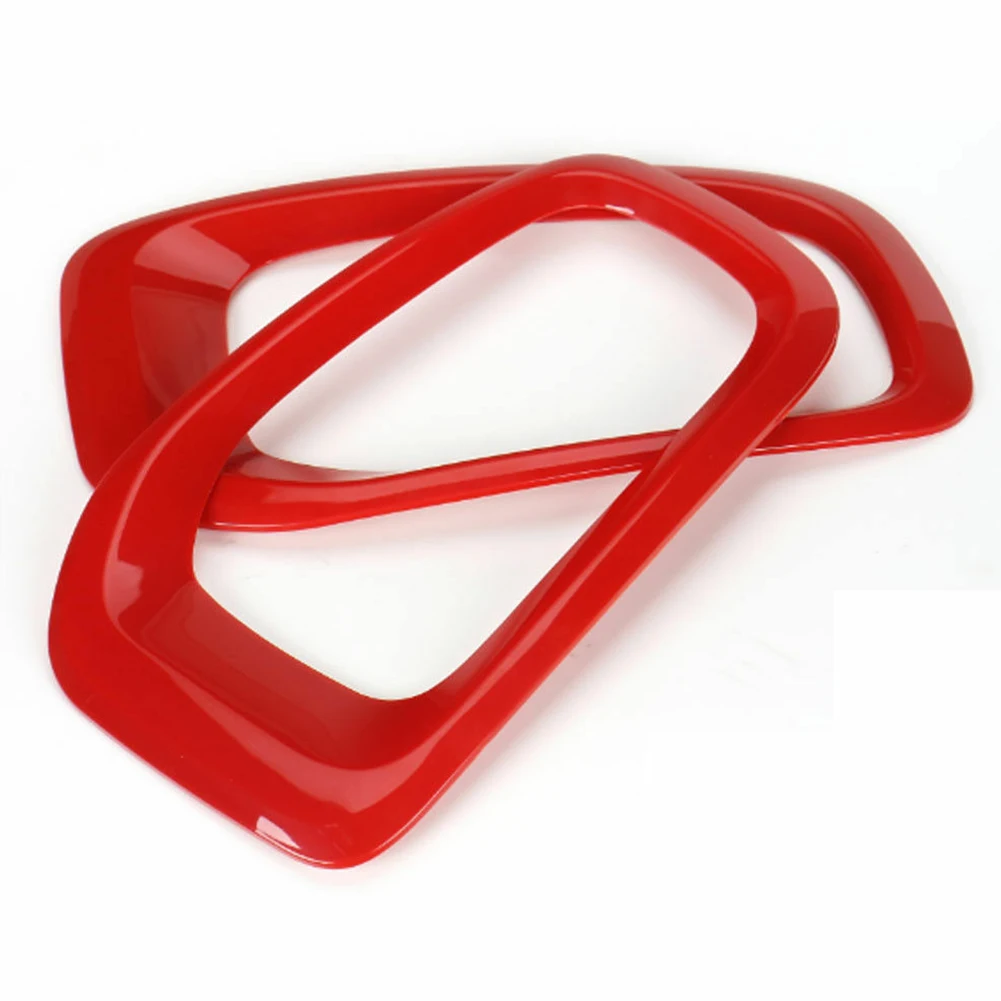 Внешний передний противотуманный светильник Красный ABS хромированный накладка 2