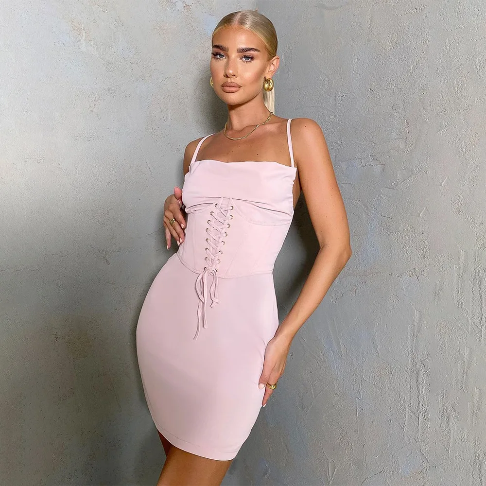 

Сексуальное платье с корсетом, женские летние короткие мини-платья с вырезом лодочкой, платья на бретельках, Y2k, одежда для дня рождения, веч...