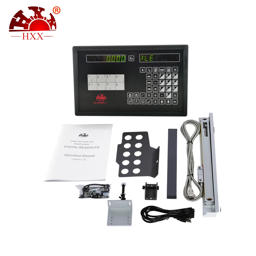 Полный комплект/комплект 1 axis dro цифровой индикации gcs899 1/с шт 5um линейной шкалой