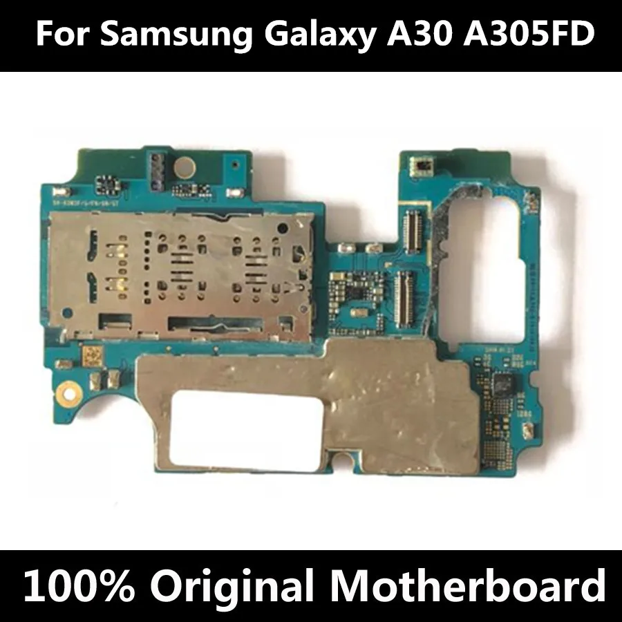 Оригинальная Разблокировка для Samsung Galaxy A30 A305F/FD/G материнская плата с полным чипом