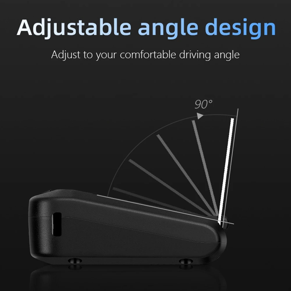 

TUREJO C100 OBD HUD Head-up display Car Speed Projector Auto Speedometer KMH/MPH Compatiable with All cars, Truck Vehicle