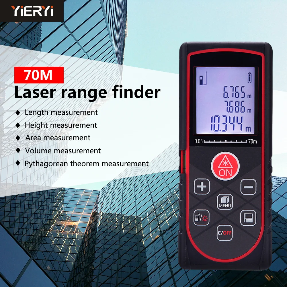

Laser Range Finder Metre Laser Mesure Distance Digital Distance Meter Measuring Laser Medidor De Distancia Building Tools AB50JG