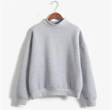 

Women Hooded Pretty Hoodeds O-Neck Long Sleeve Women Girl Pink Shirt white color white