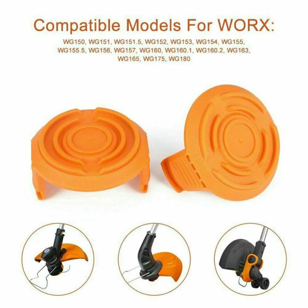 

WG180 Spool Cap Cover Parts Replacement 3PCS String Trimmer For WORX WG150 WG165 WG160.1, WG160.2, WG163, WG165, WG175, WG180