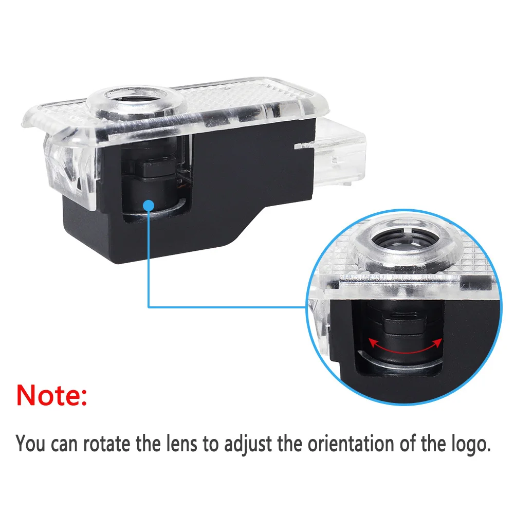 2 шт. автомобиля светодиодный Дверь Добро пожаловать Светильник проектор для AUDI A3