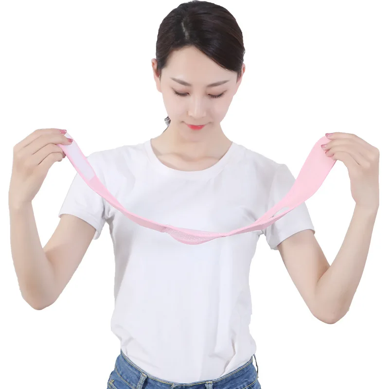 Бандаж для лица двойной подбородок тонкий пояс подтягивающий массаж похудения