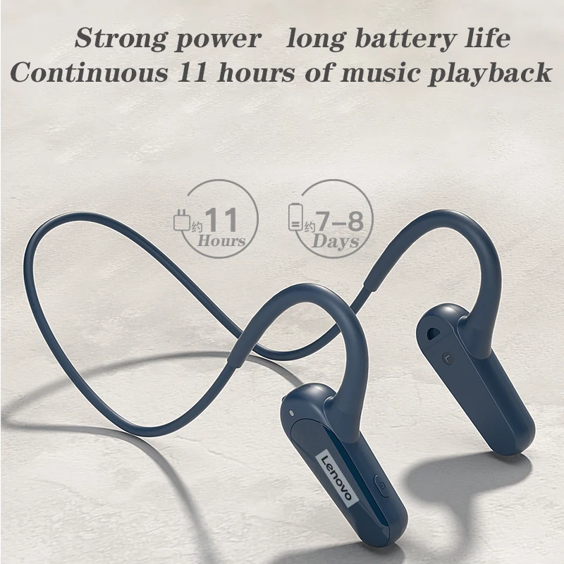 Lenovo XE06 Беспроводная проводящая Bluetooth гарнитура с микрофоном низкая задержка BT5.0