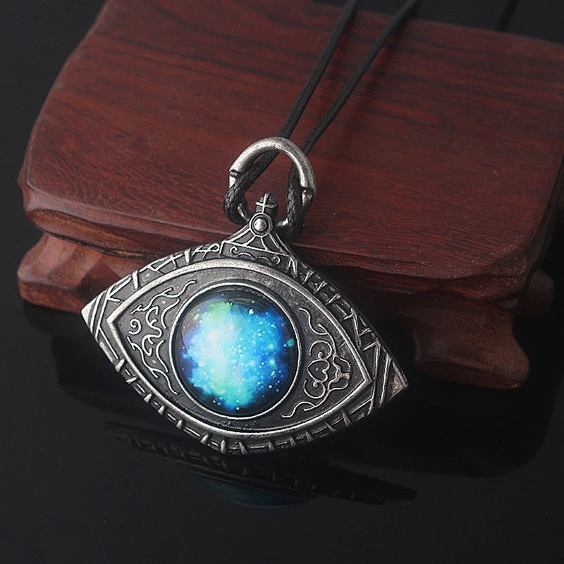 MIDY Game rodborne Cosmic Eye ожерелья ворона Охотник на колесо ожерелье с кулоном значком для