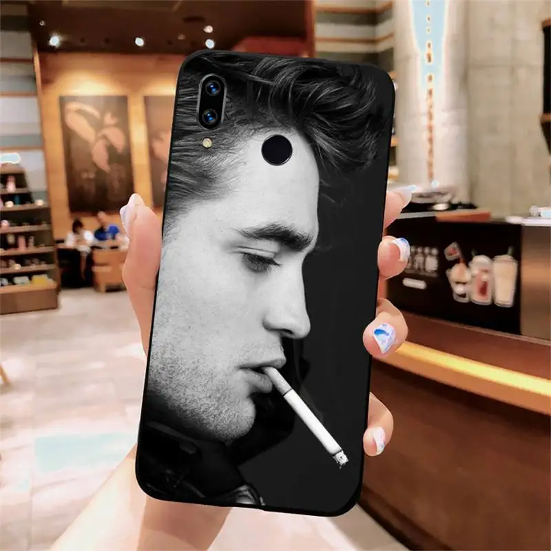 

Robert Pattinson British actor singer fundas Phone Case For Xiaomi Redmi note 7 8 9 t k30 max3 9 s 10 pro lite