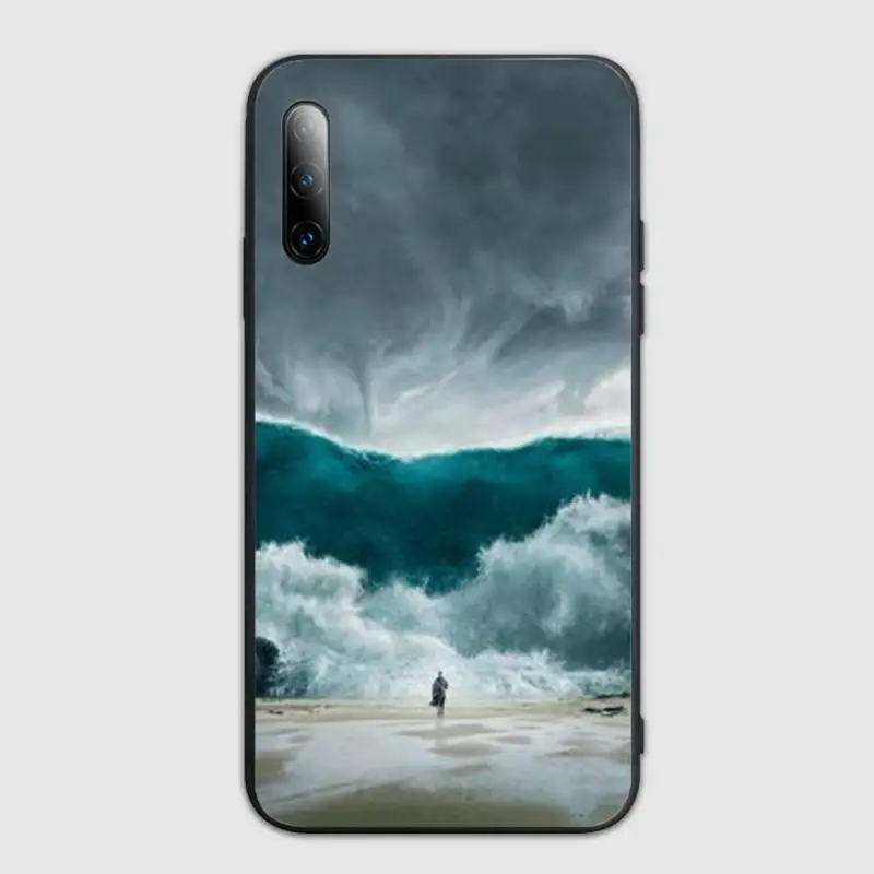 

Vintage Waves Phone Case For Samsung J 2 4 5 6 7 prime pro plus duo Cover Fundas Coque