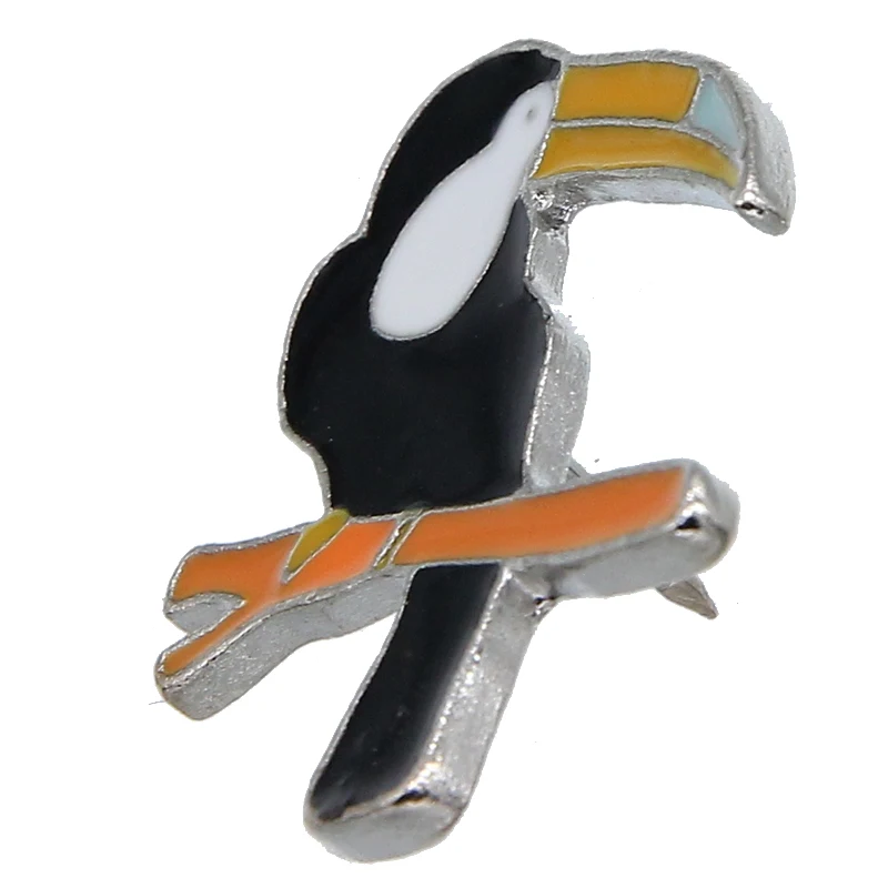 Винтажный Фламинго дятел джинсы воротник броши мультфильм эмаль спортивные