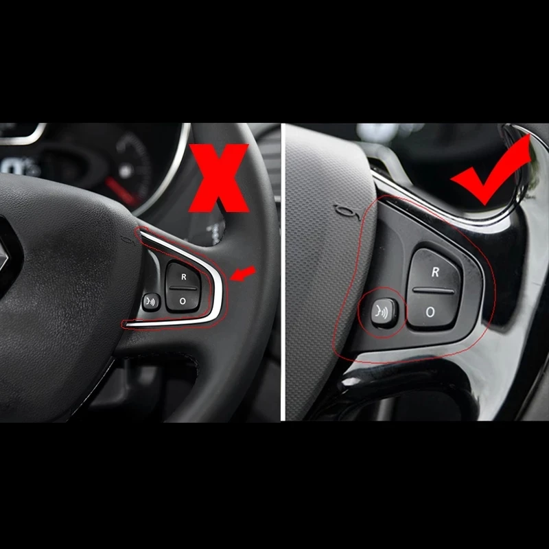 4 шт. внутренняя ручка для Renault Captur 2013 2018 из АБС углеродного волокна|Лепнина