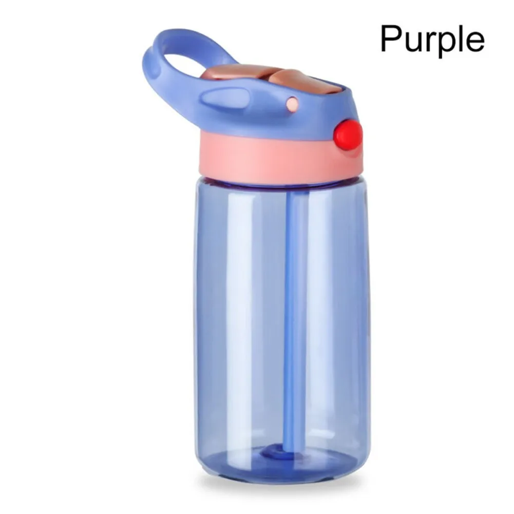 

Children Kids BPA Free Water Bottle With Straws Drinking Cup Bottle Leak Proof Outdoor Sport Camping Supplies Kitchen Tool