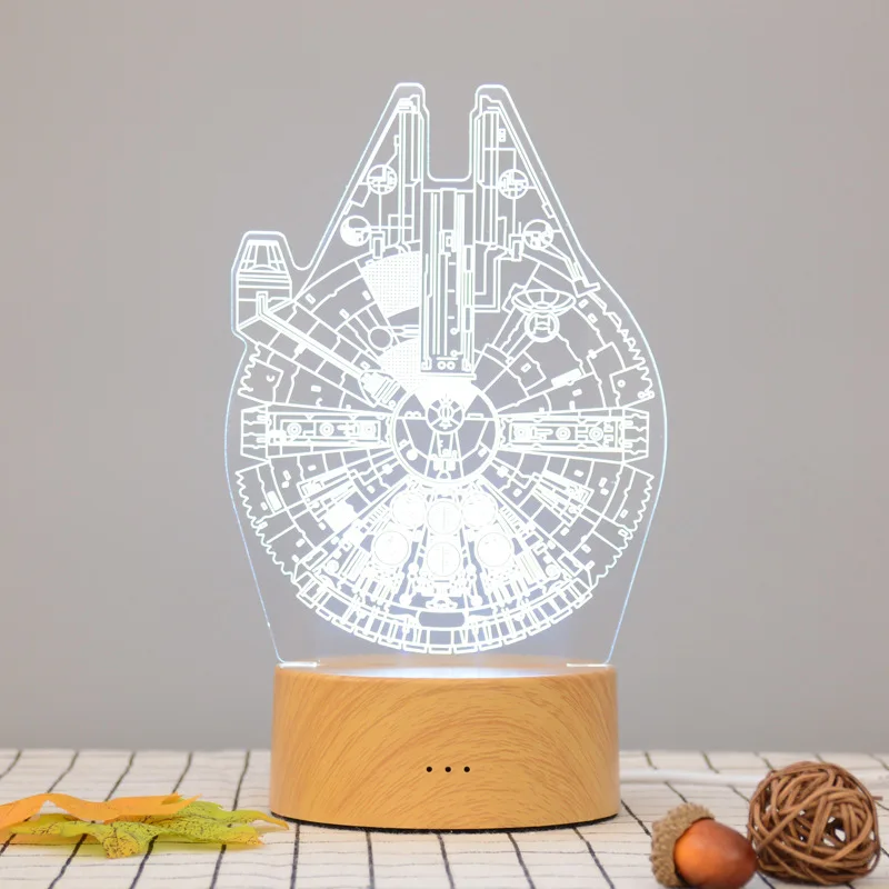 

PUBG Winner Chicken Dinner 3D Game Night Light Team Anime Figure LED Night Lamp for Home Decor 3D Illusion Lamp Gift Light