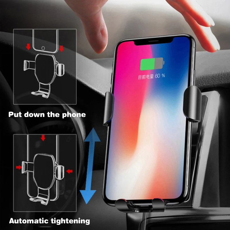 Lamjad автоматическое гравитационное беспроводное автомобильное зарядное