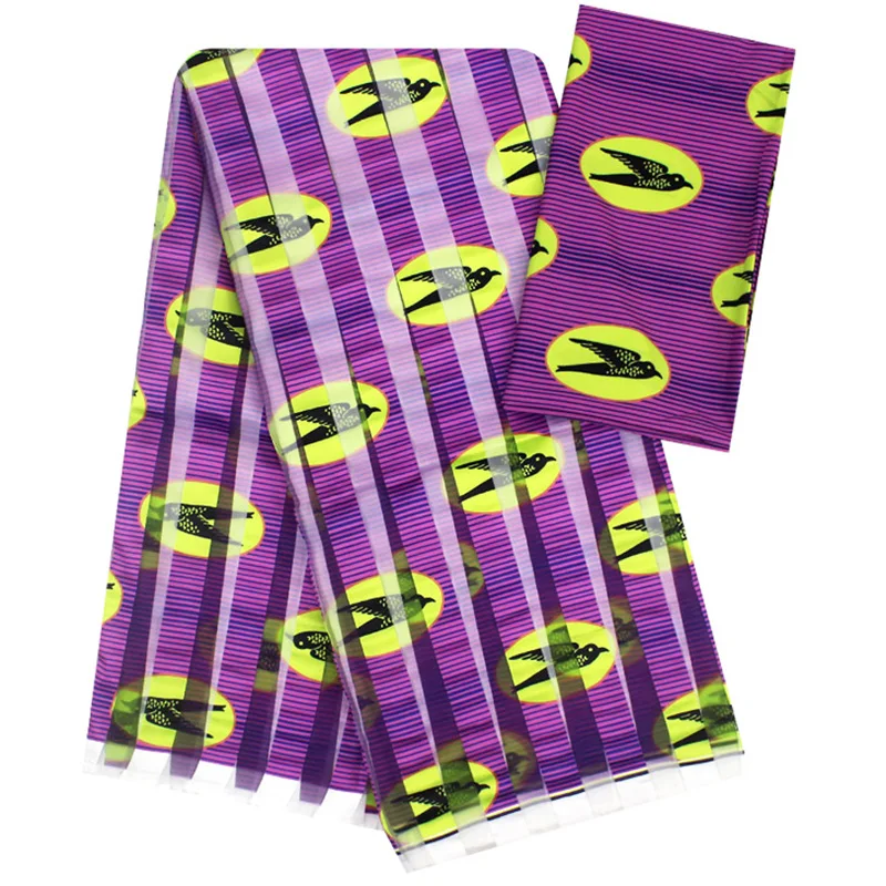 Фатиновая ткань органза с вышивкой шелковая полосатая кружевная