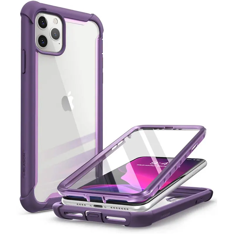 Для iPhone 11 Pro Max чехол 6,"( выпуск) i-BLASON Ares полный корпус Прочный Прозрачный бампер крышка со встроенной защитной пленкой