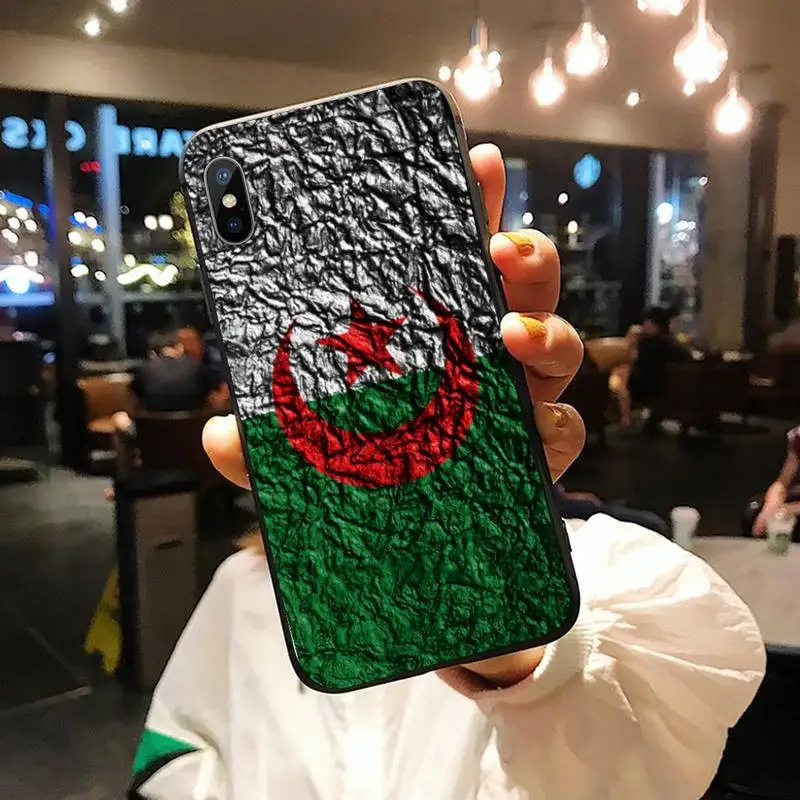 

Algeria National Flag Art aesthetics Phone Case for iPhone 11 12 pro XS MAX 8 7 6 6S Plus X 5S SE 2020 XR