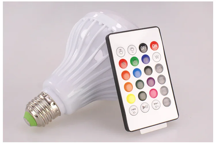E27 интеллигентая (ый) RGB/RGBW беспроводные Колонка с беспроводным каналом блютус
