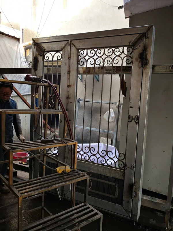 

Shanghai Hench Brand China Factory 100% custom made sale Australia black iron door