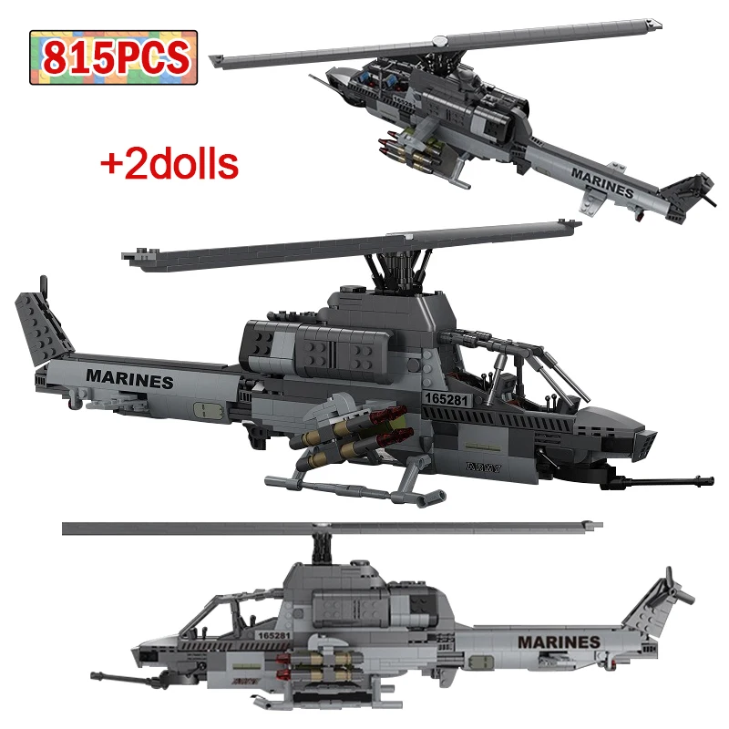 

815 шт., Детский конструктор «Черная Кобра»