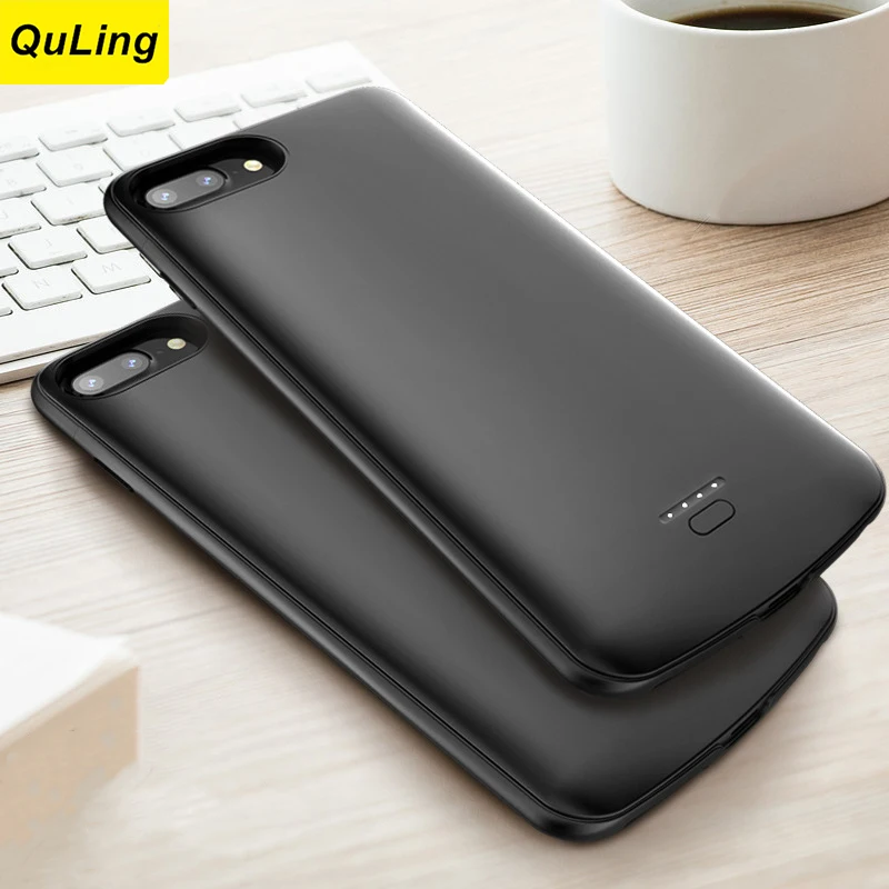 QuLing 4000 мАч для IPhone SE 2020 6 6s 7 8 чехол аккумулятора зарядное устройство чехол|Чехлы с