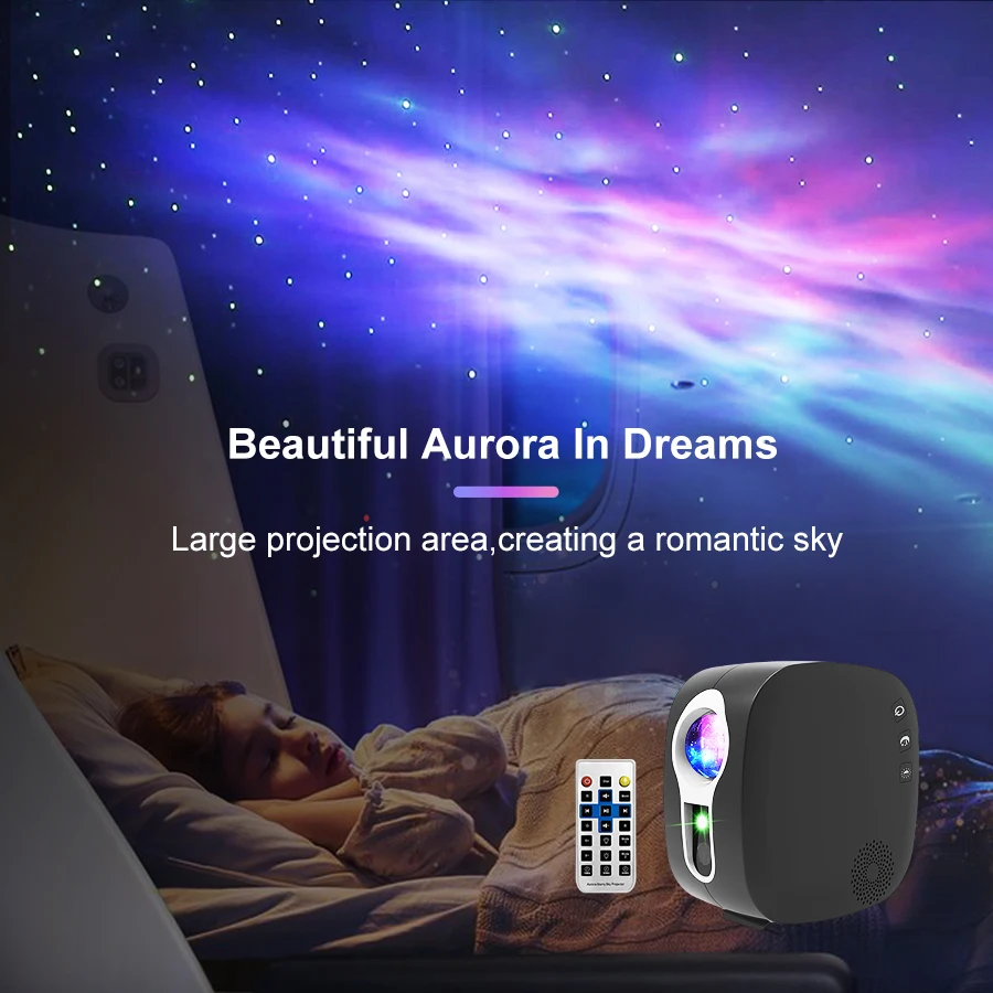 Проектор звездного неба с Bluetooth музыкальный динамик светодиодный ночник