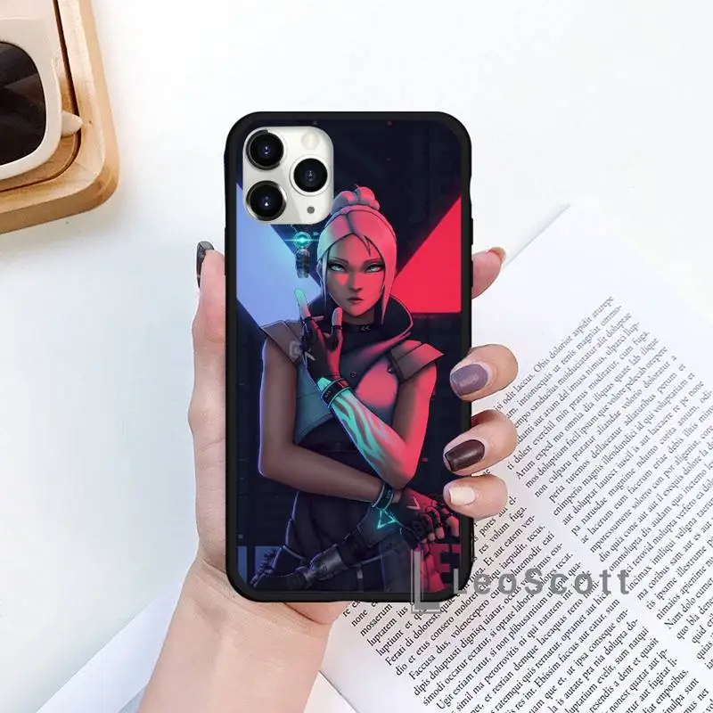 

game Valorant anime Phone Case for iPhone 11 12 mini pro XS MAX 8 7 6 6S Plus X 5S SE 2020 XR